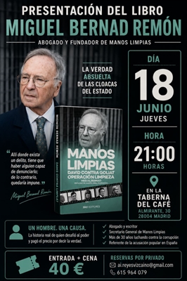 MIGUEL BERNAD: "DESDE MANOS LIMPIAS ESTAMOS CONVENCIDOS DE Q