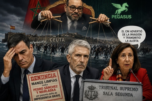 EL CNI AVISÓ DE QUE CEUTA IBA A SER INVADIDA: MANOS LIMPIAS